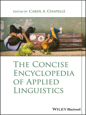 cover image of The Concise Encyclopedia of Applied Linguistics